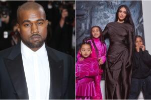 Kanye West pide a Dios que "junte a su familia", pero Kim Kardashian eligió otra cosa