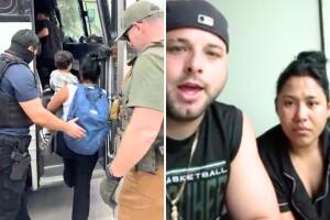 familia inmigrantes liberada centro de detención nebraska san antonio texas