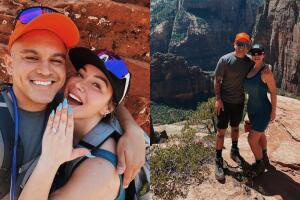 Chiquis y Emilio Sánchez desbordaron felicidad ante su compromiso. 