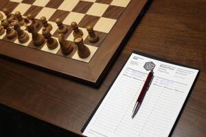 Grandmasters Compete In the World Chess Championship At Simpson's In The Strand