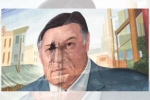Mural de Frank Rizzo vandalizado 