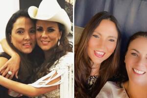 Edith Márquez y su hermana Lily