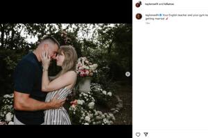 Kelce le dio el anillo a Taylor Swift