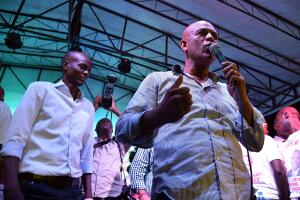 HAITI-POLITICS-Martelly y Moise CAMPAIGN-ELECTIONS
