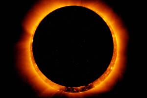 Así se ve un Eclipse Anular de Sol