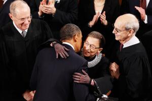 Ruth Bader y Obama 2011