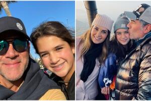 Eduardo Santamarina y su hija Julia