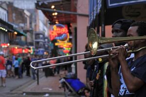 Jazz musicians in New Orleans, Louisiana
