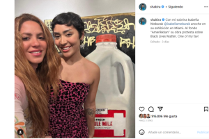 Shakira presentó así en Instagram a su sobrina, Isabella Mebarak. Horas después, la chica habría sufrido un robo en su apartamento. 