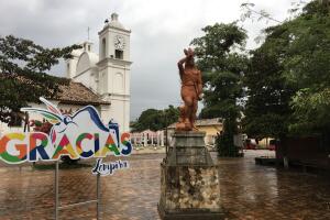 Gracias, Lempira, parque central