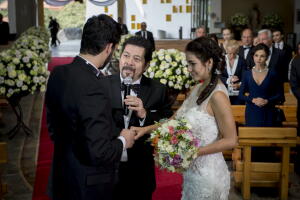Detrás de cámaras boda Maia y Federico