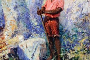 Pintura de Zumbi dos Palmares