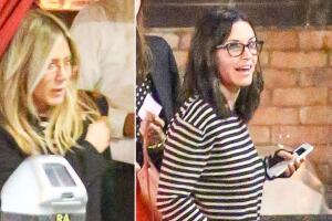 Courteney Cox y Jennifer Aniston