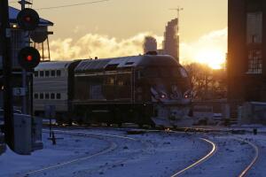 Metra Train Chicago 