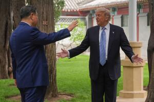 Trump y Xi Jinping en China