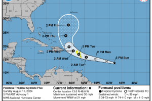 Tormenta Tropical 11 de agosto