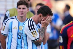 APTOPIX Argentina Spain WCup Soccer