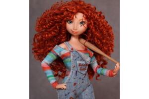 Guto Collector: muñecas de princesas Disney caracterizadas como personajes de películas de terror