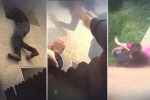 Hombre rescata a dos niños de un incendio.