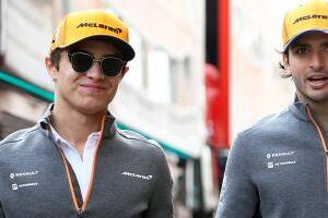 Lando Norris y Carlos Sáinz