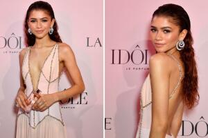 Zendaya en la fiesta de lanzamiento la fragancia Lancôme