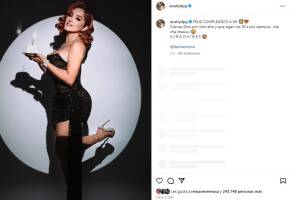 Daisy Anahy celebra su cumpleaños