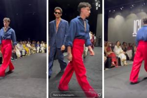 Ryan Muñiz desfiló ropa del diseñador JC Lagares