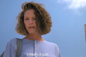 Finn Carter, Rhonda LeBeck en ‘Tremors’ 1990 Universal Pictures.jpg