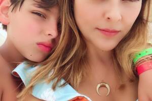 Grettell Valdez hijo Santino 