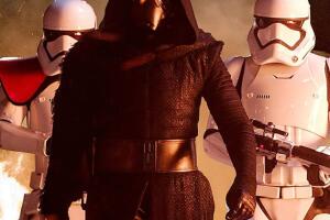 Kylo Ren y stormtroopers