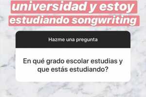 Fernanda Castro pregunta respuesta Instagram