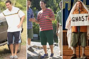 Adam Sandler, vestuario de sus películas