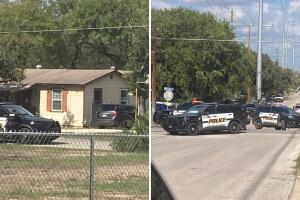 hermanos pelea machete herido atrincherado San Antonio Texas