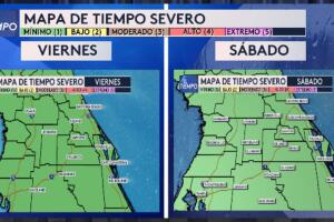Tiempo severo en Orlando.