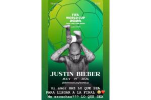 La novia de Lamine Yamal emocionada por ver a Justin Bieber en la final del Mundial