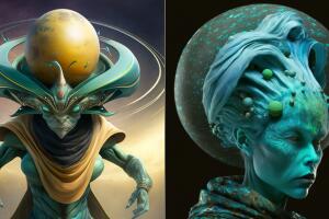 Saturno y Urano - ¿Cómo se verían los habitantes de otros planetas del Sistema Solar IA responde y lucen impactantes.jpg