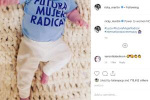 Ricky Martin y su hija Lucía