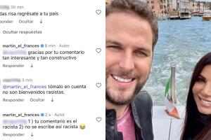 Así se defendió Martín Babilotte, esposo de Aleida Nuñez, ante los ataques.
