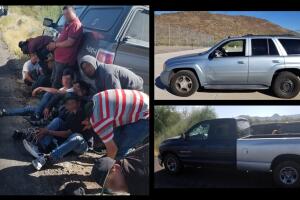 Detienen 17 indocumentados en Arizona. 