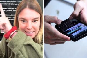 Mujer analiza sus conversaciones amorosas con ChatGPT