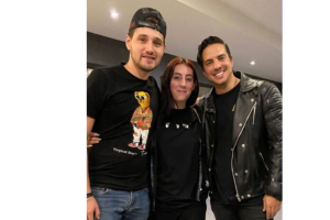 Vadhir Derbez con la hija de Victoria Ruffo