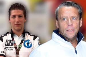 Alfredo Adame y su hijo Diego