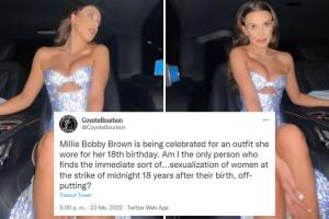 Reacciones en Twitter en contra de la sexualización de Millie Bobby Brown