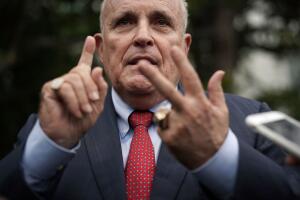 Rudy Giuliani, abogado del expresidente Donald Trump.