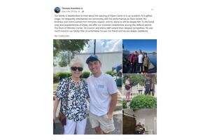 Así se confirmó la muerte de Dylan Carter.