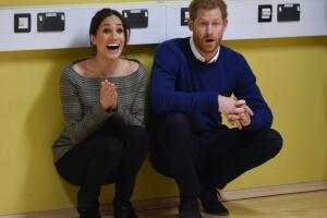 Prince Harry And Meghan Markle Visit Star Hub