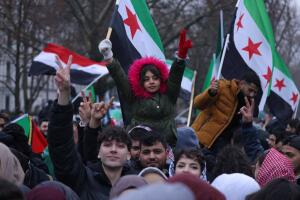 Syrians In Berlin Celebrate Assad Regime Fall