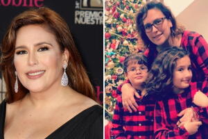 collage Angélica Vale contó cómo equilibra su carrera con ser mama.jpg