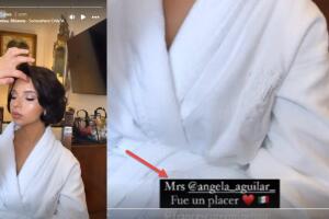 El maquillista Stefano Comelli publicó imágenes y la etiquetó como "Sra.".