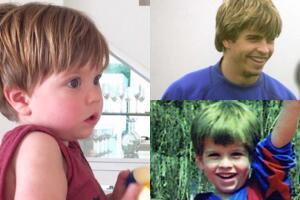 Sasha y Gerard Piqué son como dos gotas de agua.